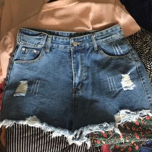 Cutoff Jean Shorts